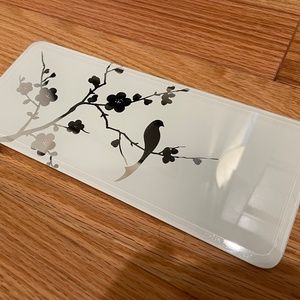Vanity Tray, Mirrored Glass Plate